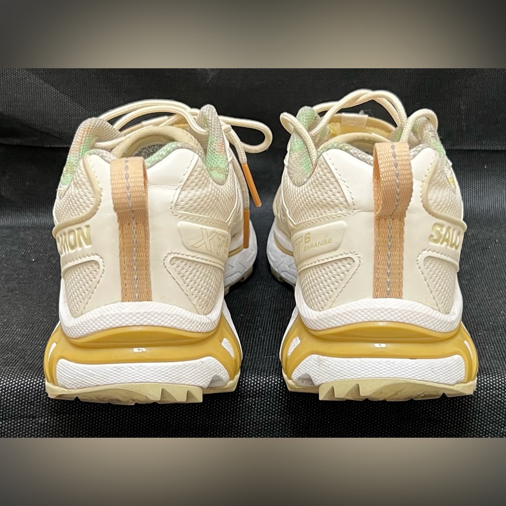 Unisex Size 8.5 SALOMON XT-6 Expanse Cottage Core 'Cream White' 471548 - Picture 4 of 7